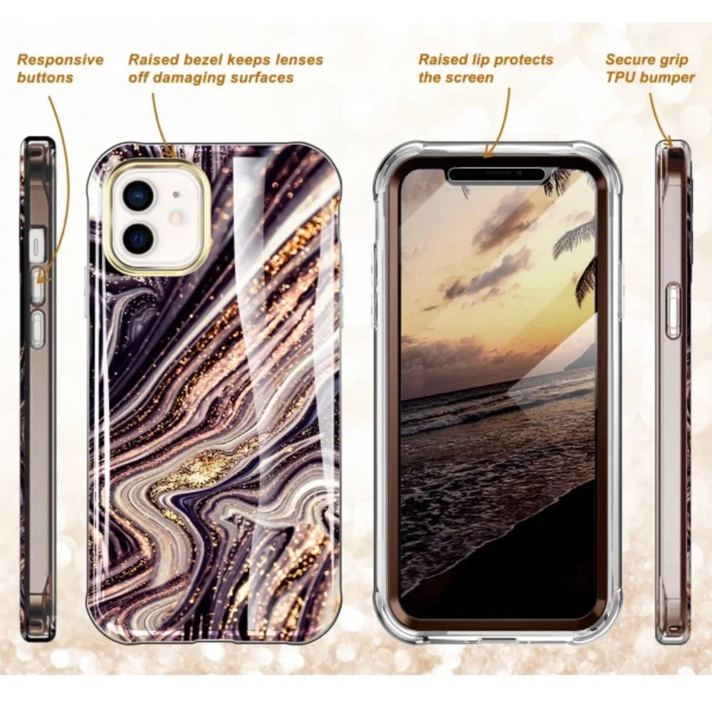 New Laugher Compatible with iPhone 12/12 Pro Case